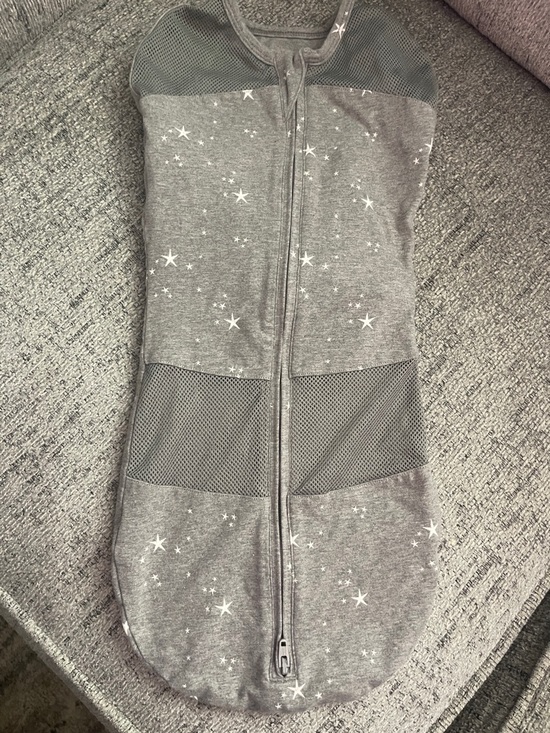 happiest baby Other - Grey Star Print Baby Sleep Sack with Front Zip